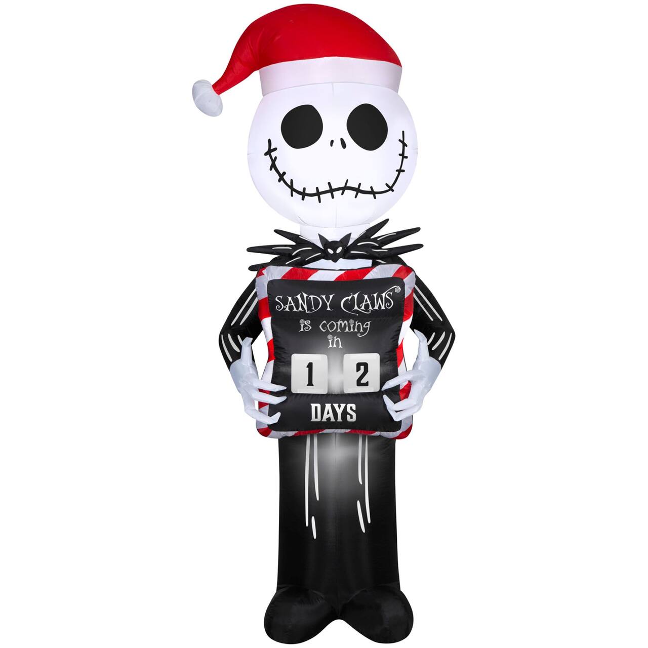 8ft. Airblown® Inflatable Christmas Jack Skellington with Christmas Countdown